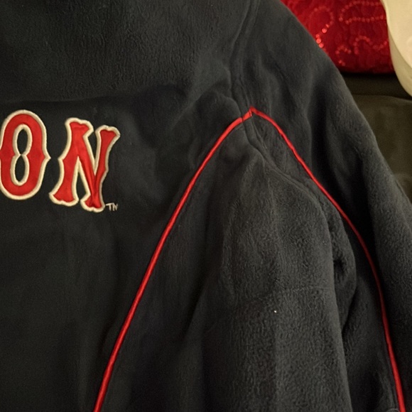 Vintage! Men’s Boston Red Sox Logo Gull Zip Quilted Lining Jacket. Size XL - Picture 11 of 11
